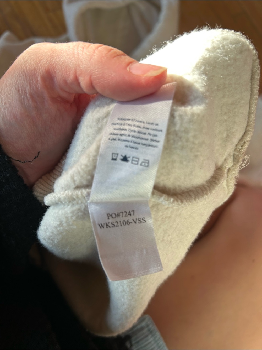 Faherty Cream Hooded Sweater with Retro Stripes - Picture 5 of 8